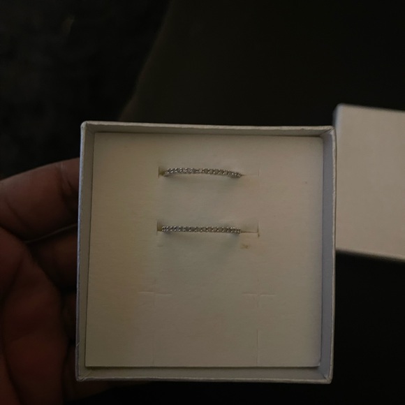 🆕💍 NEW IN BOX 0.36 CARAT WEIGHT THIN STERLING SILVER DIAMOND💎ANNIVERSARY BAND - Picture 14 of 14